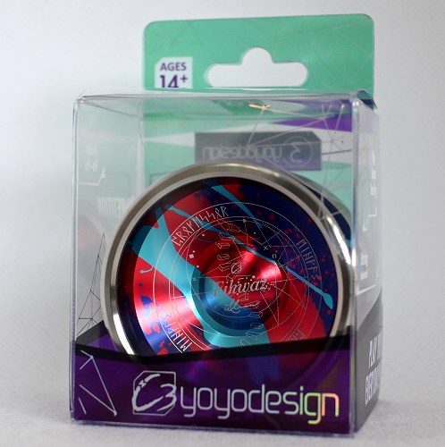 ヨーヨー　flawless 品番95】エイワズ（ブルー×レッド×ライトブルースプラッシュ） | 全て