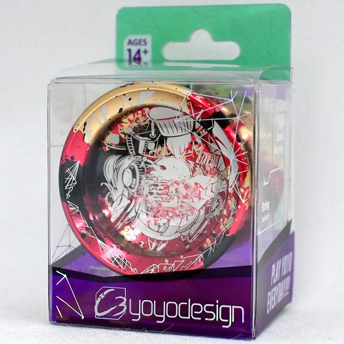 品番79】イマジンブレイカー（レッド×ゴールド×ブラックスプラッシュ