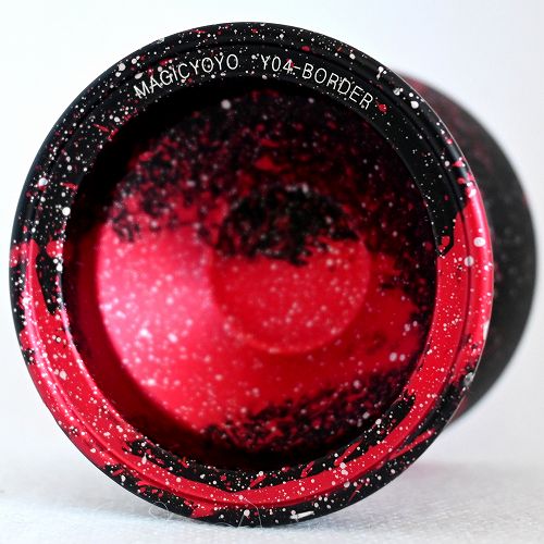 品番80】Y04 BORDER（レッド×ブラック×シルバースプラッシュ） | 全て