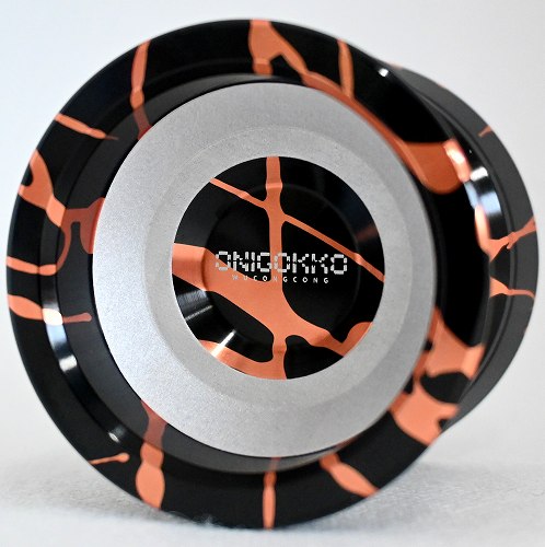 【品番103】ONIGOKKO(ブラック×オレンジスプラッシュ）