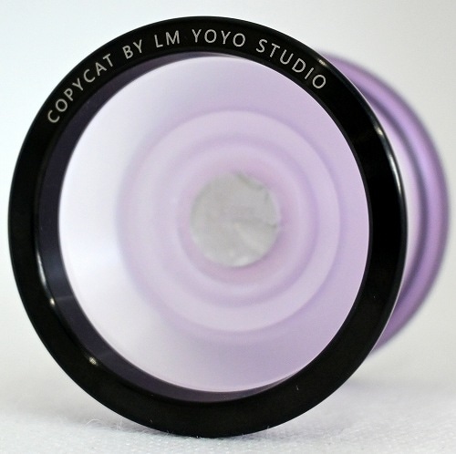 【品番103】Copycat(クリアパープル×ブラックリム）