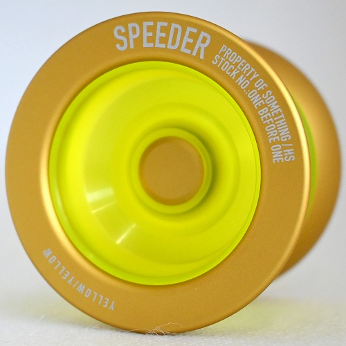 【品番103】スピーダー（クリアイエロー×マットゴールドリム）