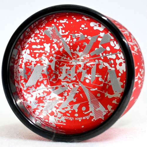 品番59】アストレア（レッド×シルバースプラッシュ×ブラックリム