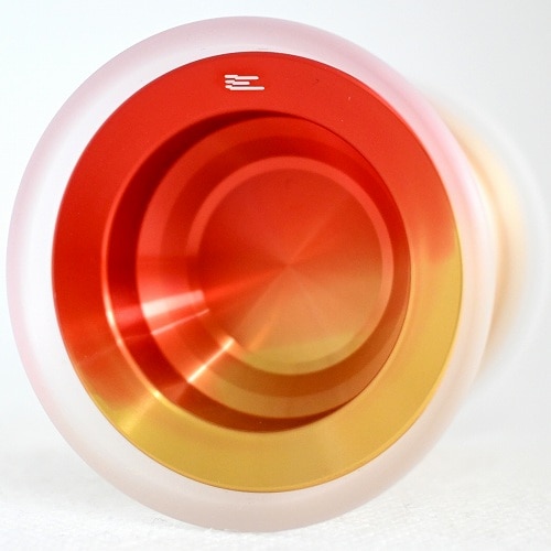 品番98】狭霧（レッド×ゴールドフェード×クリアシェル）【山吹