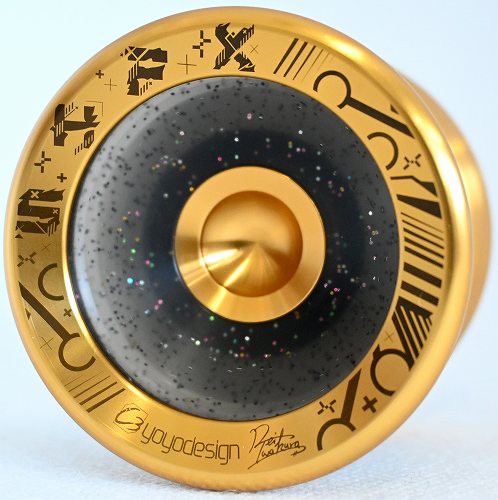 品番83】スピーダホリックFX（ブラックグリッター×シャイニーゴールド