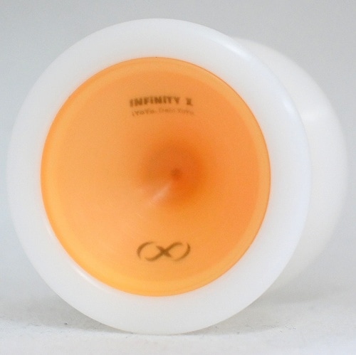 【品番38】インフィニティX（ホワイト×オレンジ）
