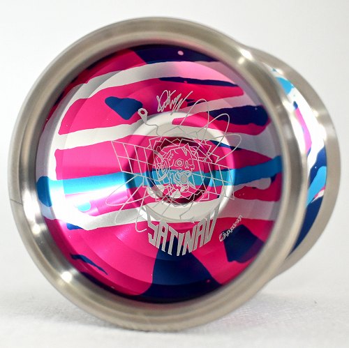 品番91】サティナブ（ピンク×ブルー×シルバースプラッシュ） | 全ての