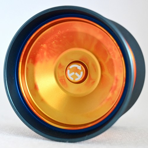 【品番80】サゴ（オレンジ×イエロースプラッシュ×ブルーリム）