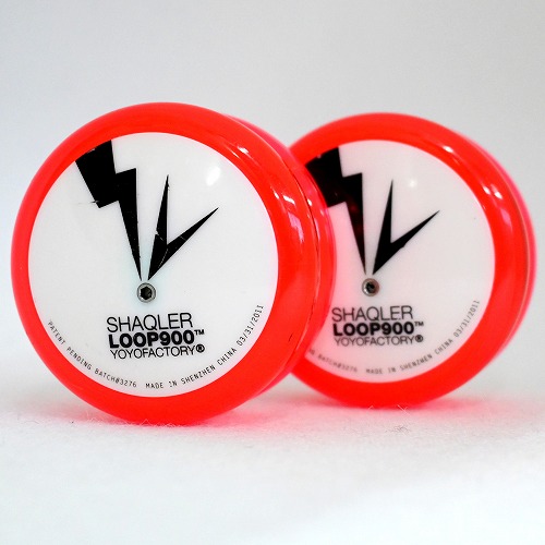 【品番38】ループ900　2個セット（レッド×ホワイトキャップ）【シャクラー】