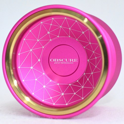 【品番8】オブスキュア（ピンク×ゴールドリム）
