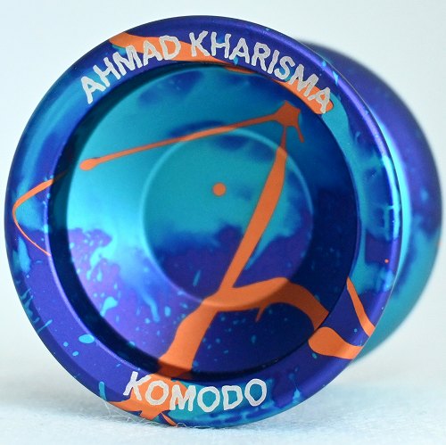 【品番104】コモド（ブルー×パープル×オレンジスプラッシュ）