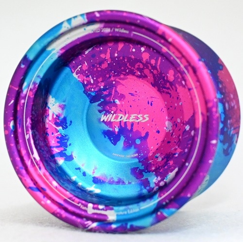 品番109】ワイルドレス（パープル×ブルー×シルバースプラッシュ