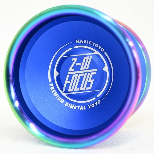mowl オーバージェニティ ロイヤルブルー ヨーヨー レインボーリム 品番100】Z01 フォーカス(ブルー×レインボーリム） | 全てのUSED商品