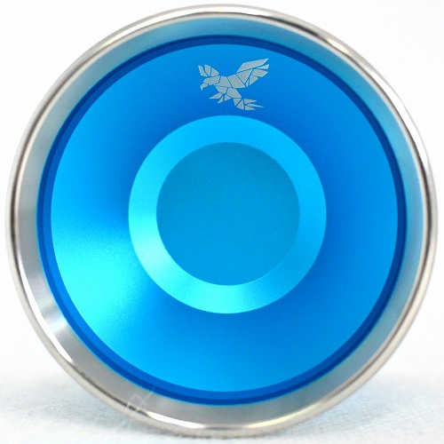 品番85】ペレグリンX（ライトブルー×シルバーリム）【Azure w Raw ring