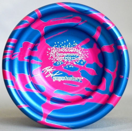 スーパーノヴァ ライト ヨーヨーファクトリー / ヨーヨー YYF 品番78】スーパーノヴァライト(ブルー×ピンクスプラッシュ) | 全ての
