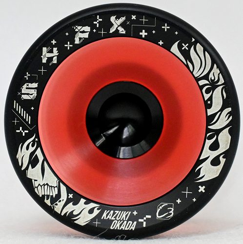 品番102】スピーダホリックFX（レッド×マットブラックリム）【スカル