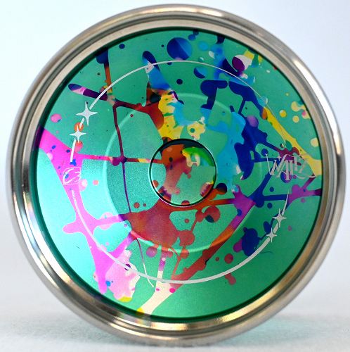 【品番88】ワルツ（ティール×レインボースプラッシュ）