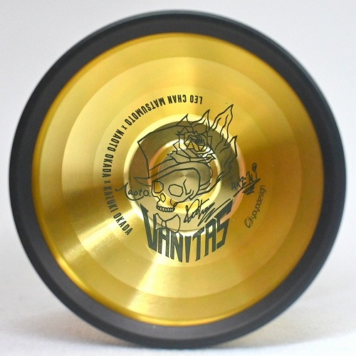 ヨーヨー　ヴァニタス（ゴールド×マットブラックリム）【岡田兄弟Edition】 品番61】ヴァニタス（ゴールド×マットブラックリム）【岡田兄弟Edition