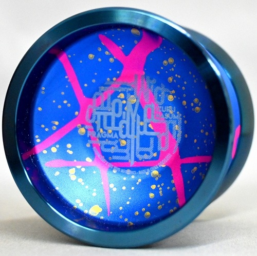 【品番65】プラグマ(ブルー×ピンク×ゴールドスプラッシュ×ブルーリム)