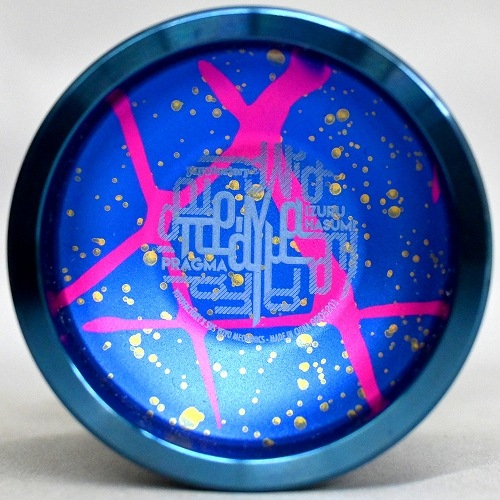 【品番65】プラグマ(ブルー×ピンク×ゴールドスプラッシュ×ブルーリム)