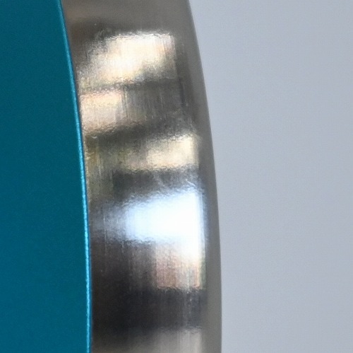 【品番88】シャッターバイメタル(ライトブルー×シルバーリム)