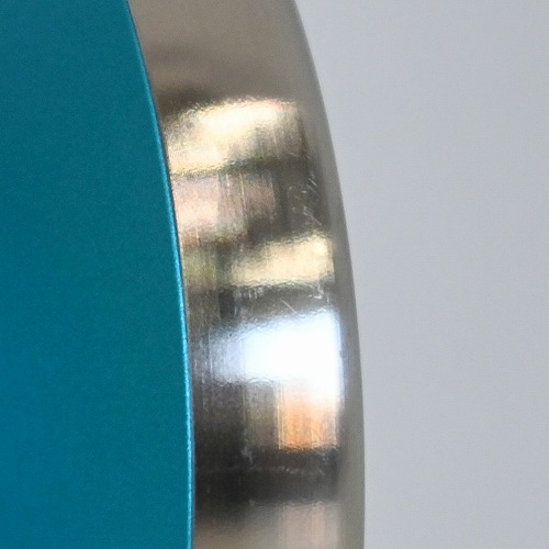 【品番88】シャッターバイメタル(ライトブルー×シルバーリム)