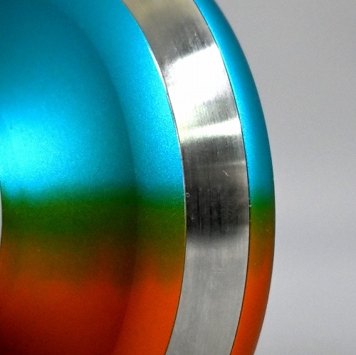 【品番65】フレイム（オレンジ×ブルー×シルバーリム）