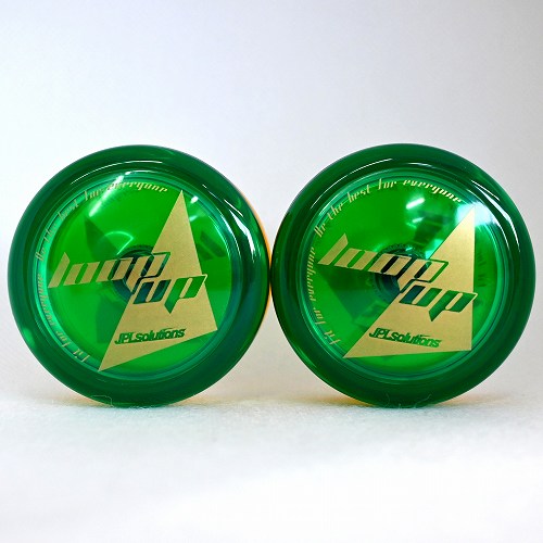 【品番100】ループアップ 2個セット（グリーン×アンバー）【メタルスペーサー】