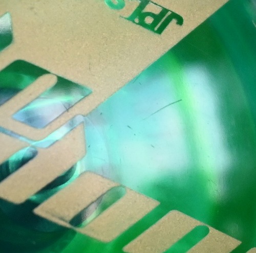 【品番100】ループアップ 2個セット（グリーン×アンバー）【メタルスペーサー】