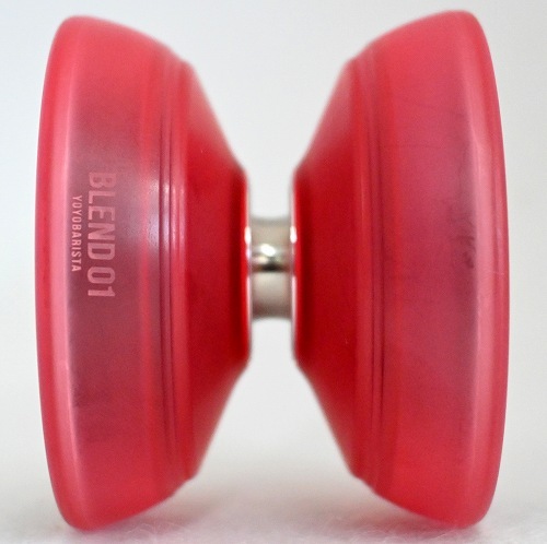 【品番103】BLEND 01(ブラック×クリアレッド）