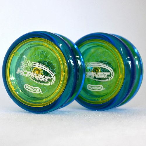 【品番100】ホーネット2個セット （クリアブルー×クリアイエローキャップ）