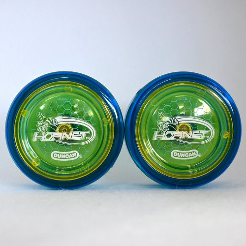 【品番100】ホーネット2個セット （クリアブルー×クリアイエローキャップ）