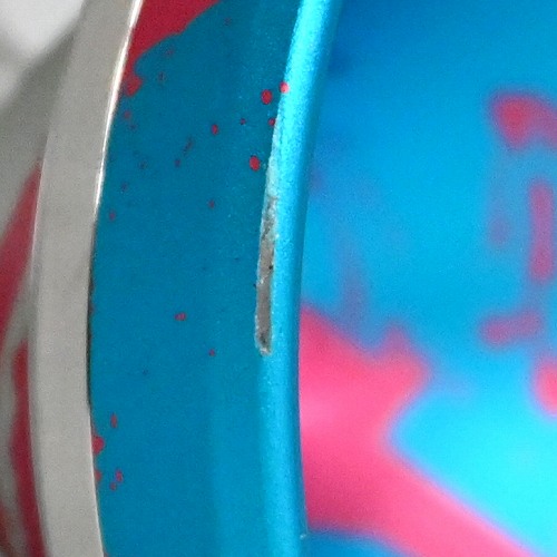 品番104】メガモンスター（ブルー×シルバー×レッドスプラッシュ