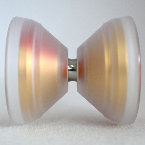 品番98】狭霧（レッド×ゴールドフェード×クリアシェル）【山吹