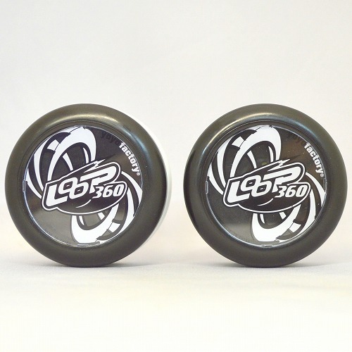 【品番59】LOOP360(ブラック×ホワイトハーフ)2個セット