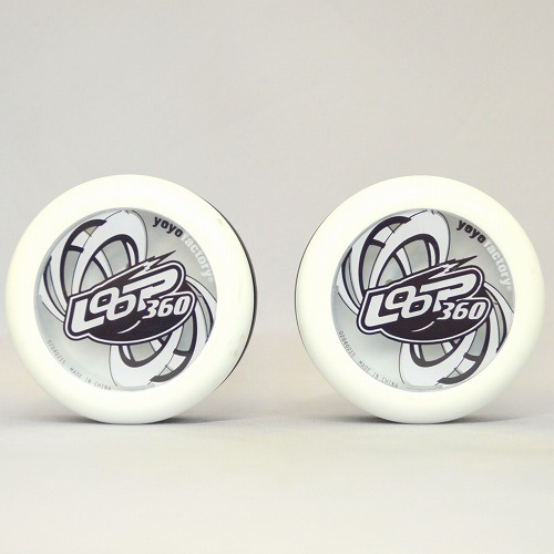 【品番59】LOOP360(ブラック×ホワイトハーフ)2個セット