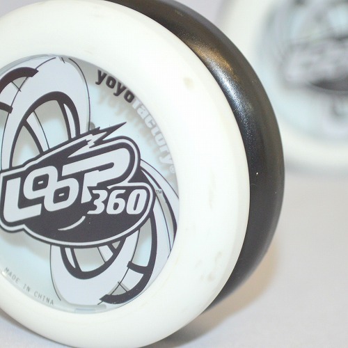 【品番59】LOOP360(ブラック×ホワイトハーフ)2個セット