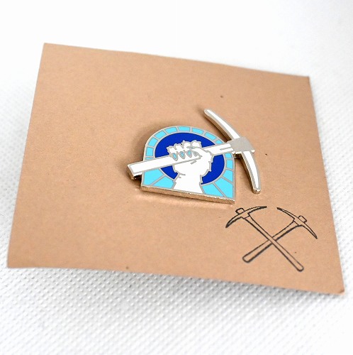 品番104】ピックアックス（ブルー×シルバー×レッドスプラッシュ）【28