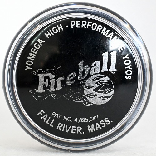 デカ玉ファイヤーボール黒ブルーYOMEGAヨメガFireballハイパーヨーヨー 品番0】ファイヤーボール(クリア×ブラックキャップ）【デカ玉】 | 全て