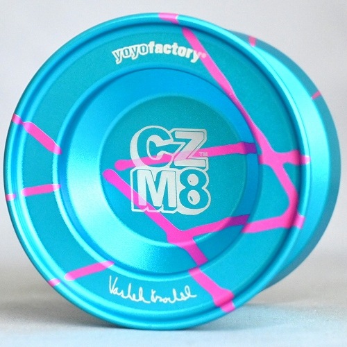 品番69】CZM8 チェックメイト（ライトブルー×ピンクスプラッシュ