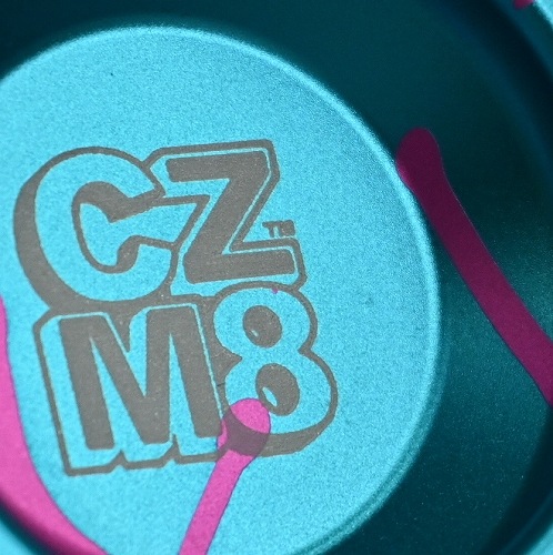 品番69】CZM8 チェックメイト（ライトブルー×ピンクスプラッシュ