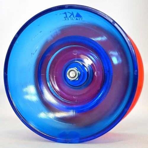 品番31】アシルカムイライト（クリアブルー×クリアレッド）【yoyo