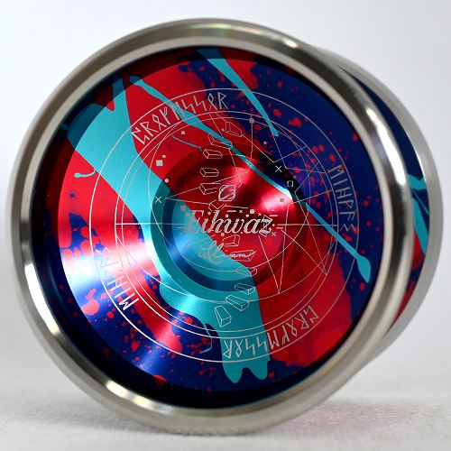 ヨーヨー　flawless 品番95】エイワズ（ブルー×レッド×ライトブルースプラッシュ） | 全て