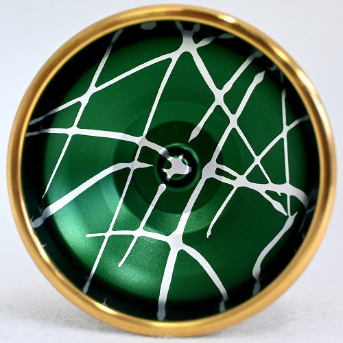 品番32】ハーデス（グリーン×シルバースプラッシュ×ゴールドリム