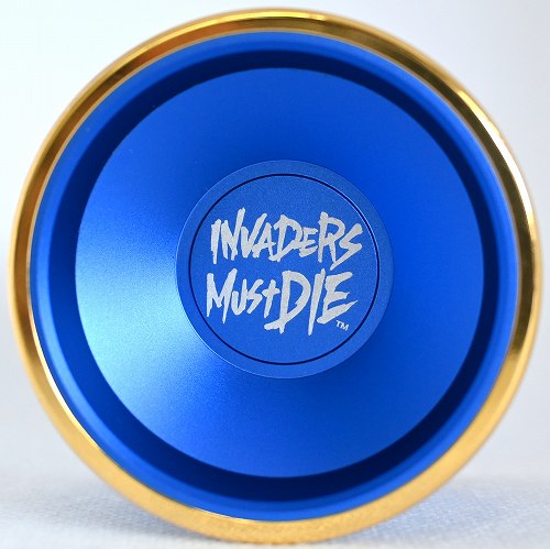 品番96】インベーダーズマストダイ（ブルー×ゴールドリム） | 全ての