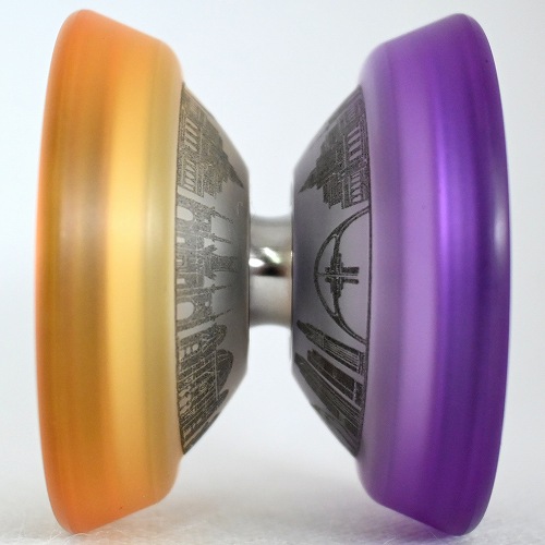 品番104】M-PCS（オレンジ×パープル×ブラックリム）【Buzzer Beater