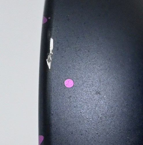 【品番104】トゥーホット(ブラック×ピンクスプラッシュ)【Bグレード品】