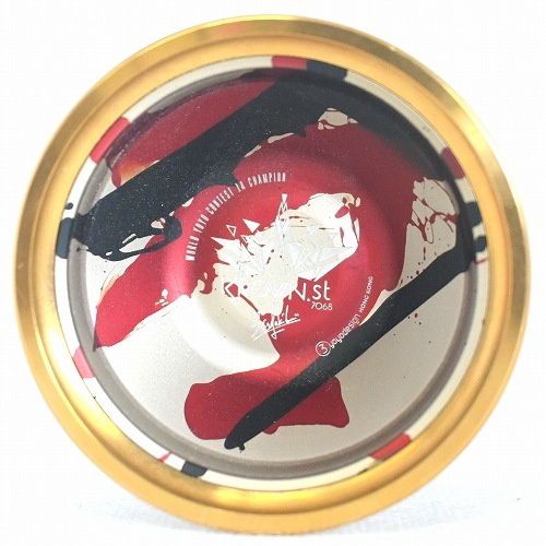 品番48】クラウンst7068（シルバー×レッド×ブラックスプラッシュ