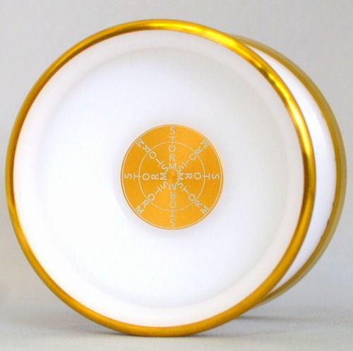 【品番48】POMストーム(ホワイト×ゴールドリム)