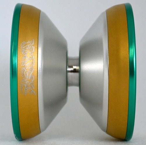 品番81】プネウマ(シルバー×ゴールドリム×エメラルドグリーンウイング